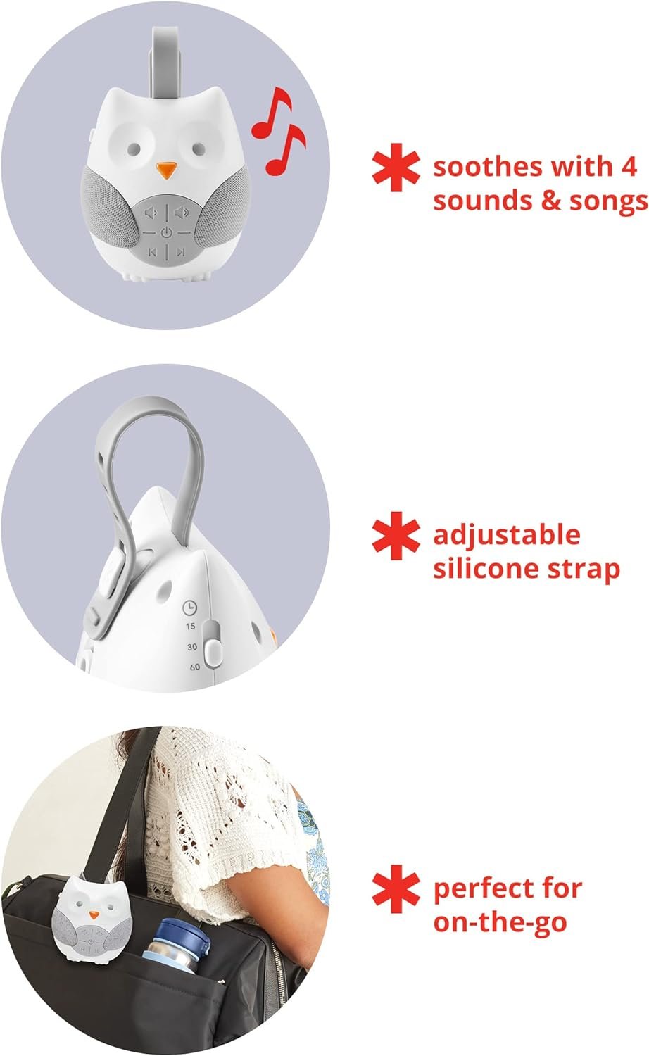 Skip Hop Stroll and Go Portable Baby Soother