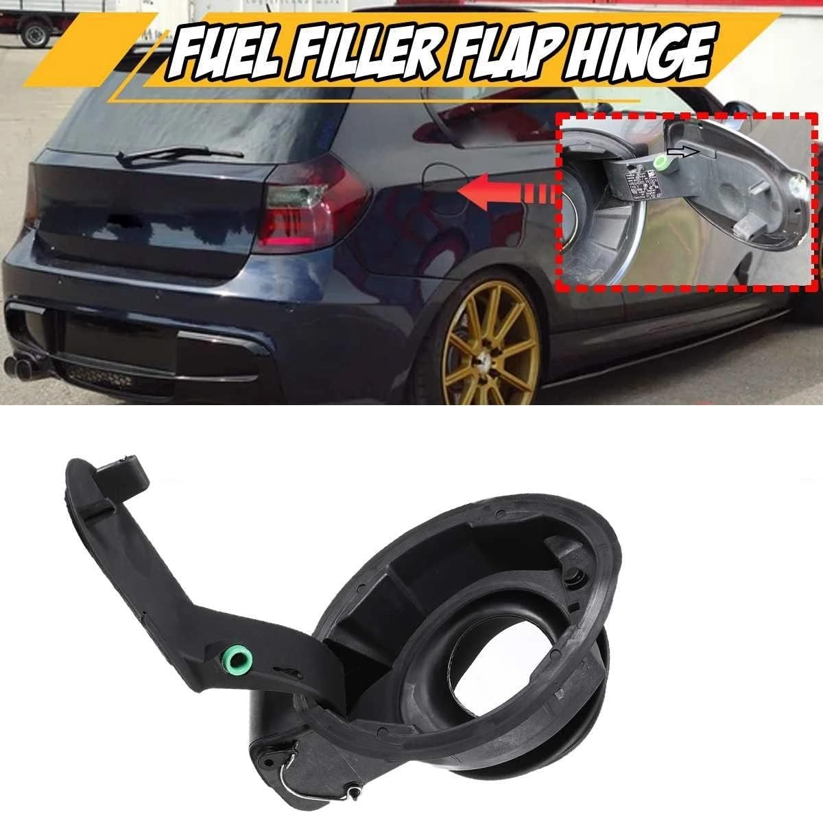 Car Filler Flap Hinge Cover for E87 E81 1 Series 2004-2012 51177069449 Tank Cap Base