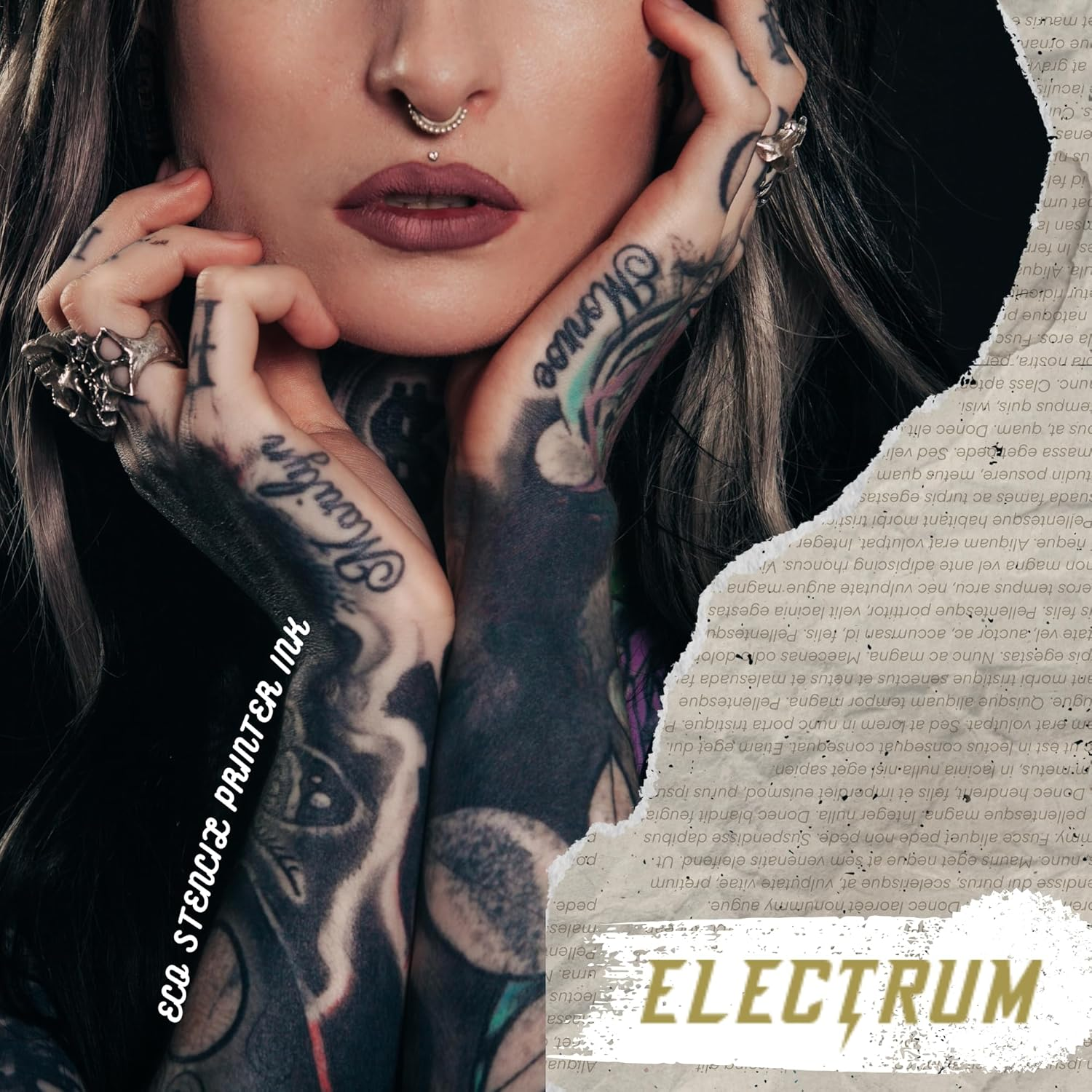 Electrum Eco Stencils Ink for Epson Eco Tank Printers, Methyl Violet-Based Stencil Ink Creates Flawless Stencils That Last up to 1 Hour, Premium Tattoo Stencil Ink Proudly Made in the USA, 4 Ounces