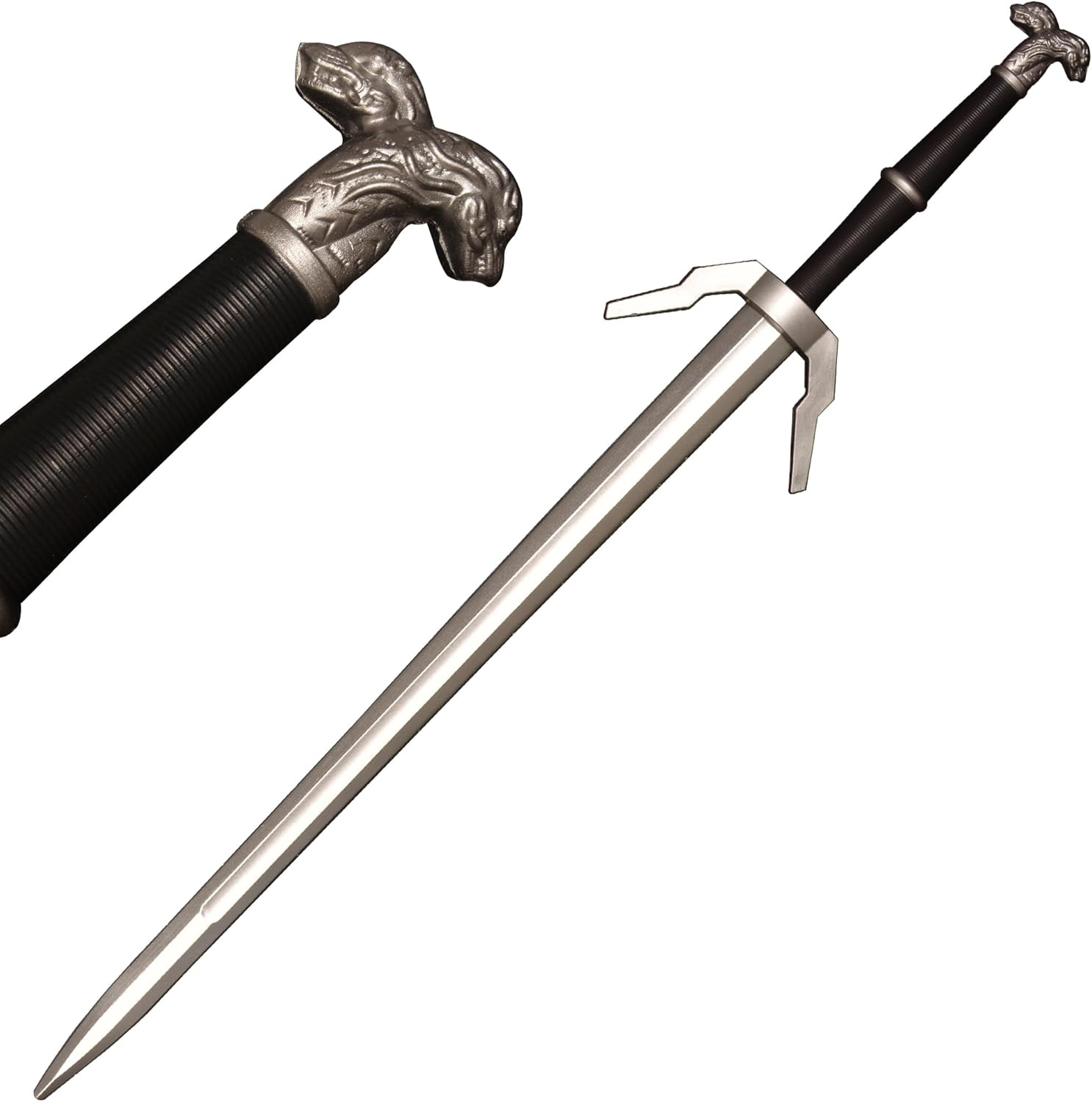 Sword from Geralt in the Game TW, Double Headed Beast Sword Foam 41.3 Inches, Cosplay Props, Gifts, Collectible