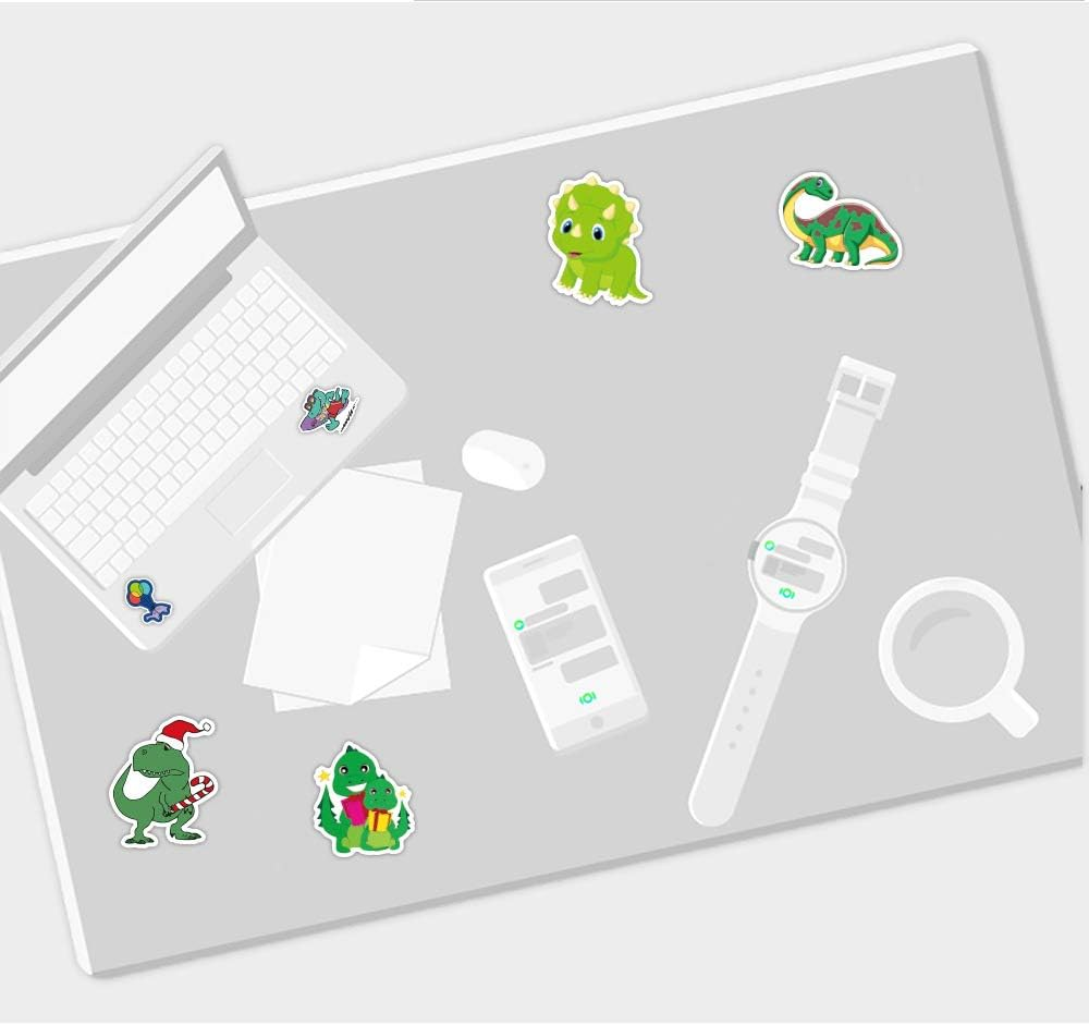 Dinosaur Stickers for Water Bottles 50-Pack, Cute, Waterproof Stickers for Teens, Girls, Perfect for Laptop, Phone, Skateboard, Travel| Extra Durable Vinyl (Dinosaur-50Pcs) image number 6
