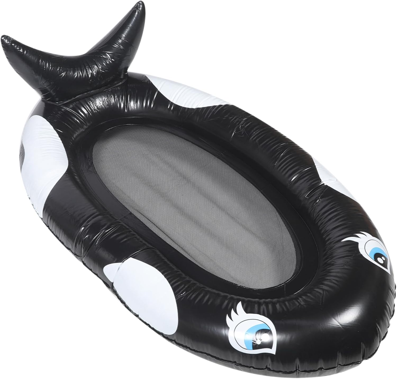 Foldable Inflatable Pool Hammock Fine Mesh Multi-Functional Floating Recliner for Adults Portable Chair for Relaxing Pool Beach image number 2