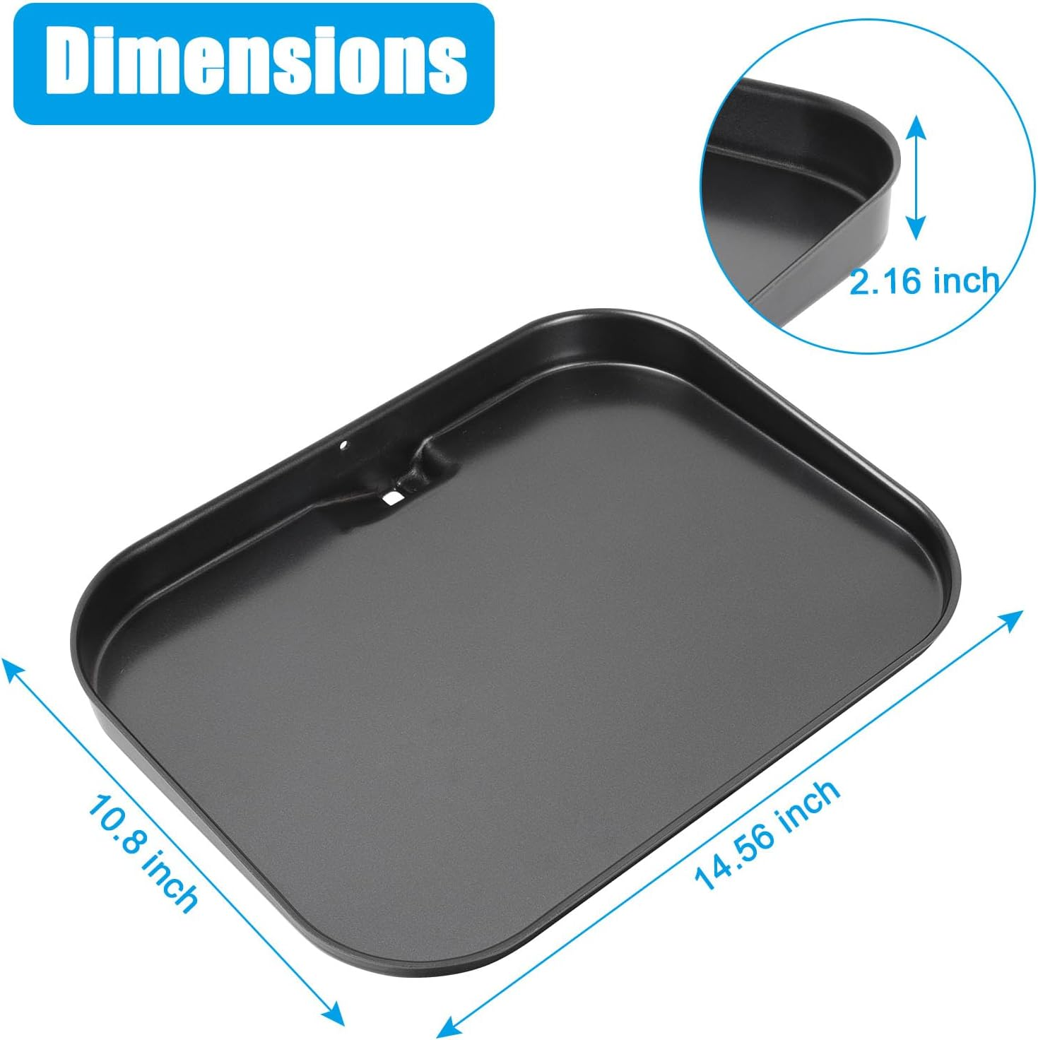 Grill Griddle Plate for Ninja Woodfire Outdoor Grills OG700 Series Accessories, Non-Stick Flat Top Griddle Pan Compatible with Ninja XSKGRDPLT Woodfire OG701 Grill, Insert image number 1