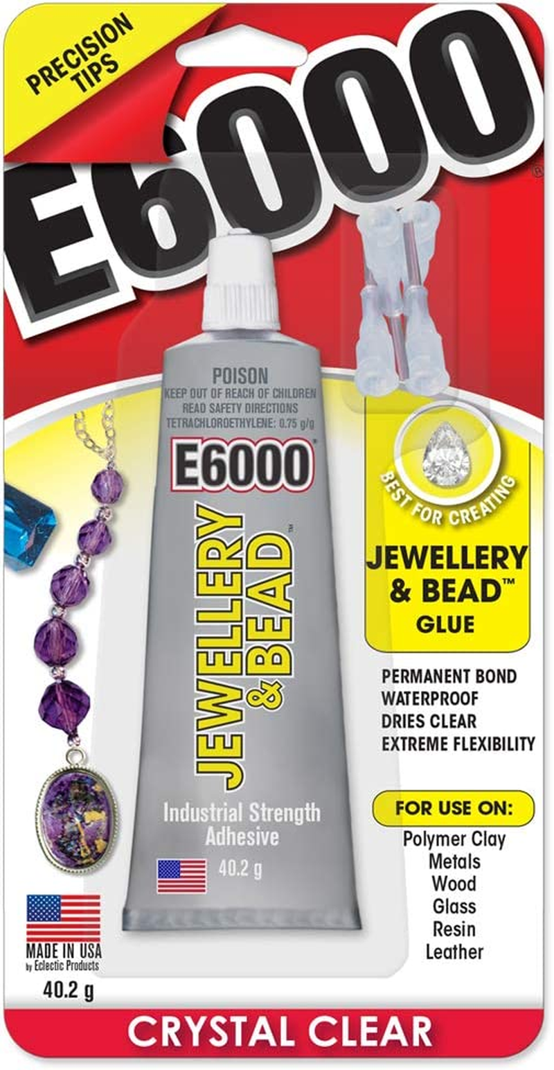 E6000 10242001 Jewellery and Bead Clear Adhesive, 40.2 G (AU10242001)