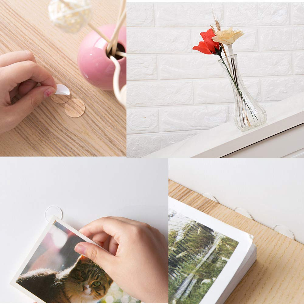 Bozoa Clear Adhesive Putty/Reusable & Removable Adhesive Putty the Easiest Viscose without the Help of Scissors for Wall Metal Glass Ceramic Wood 350 PCS image number 1