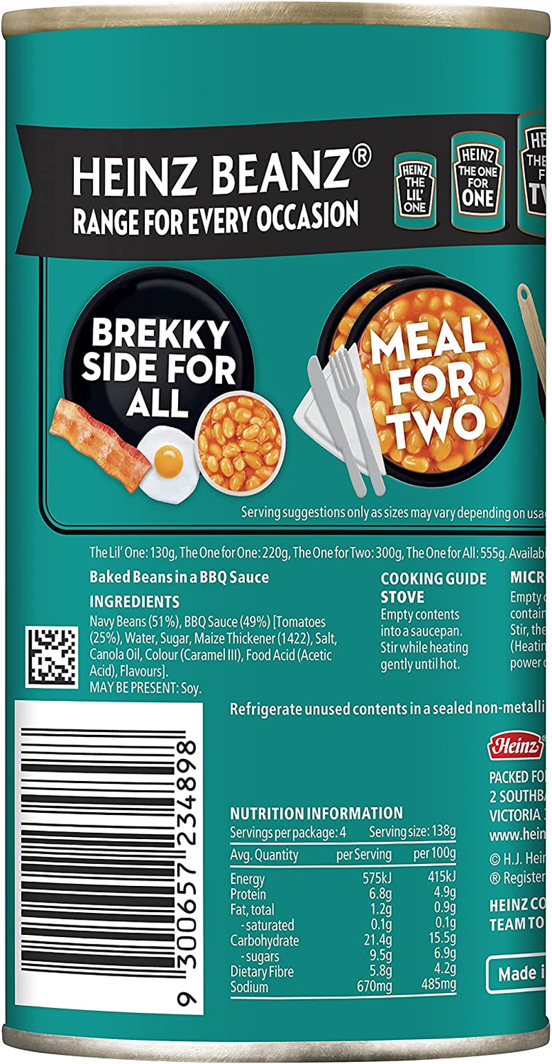 Heinz Canned Baked Beans in BBQ Sauce image number 3