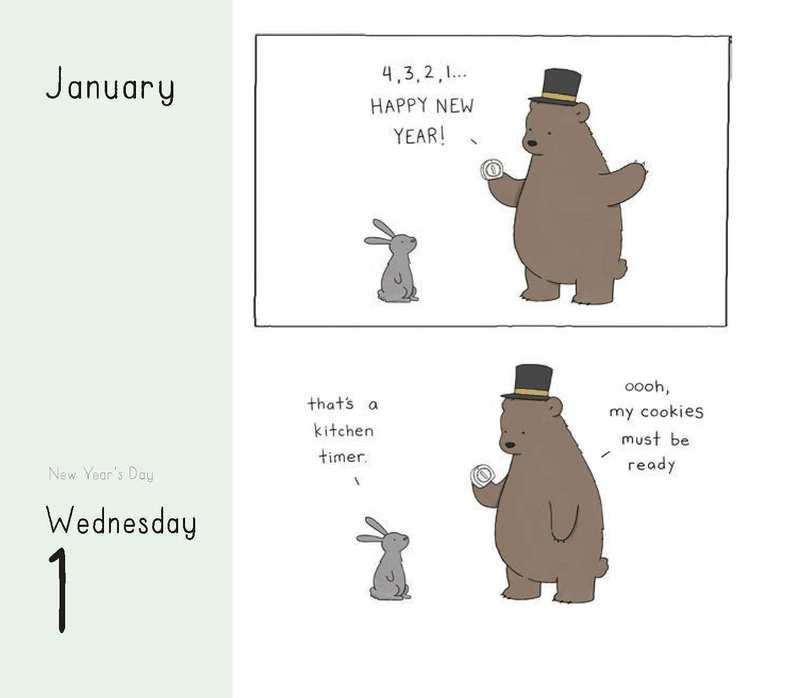 Little World of Liz Climo 2025 Daily Calendar image number 1
