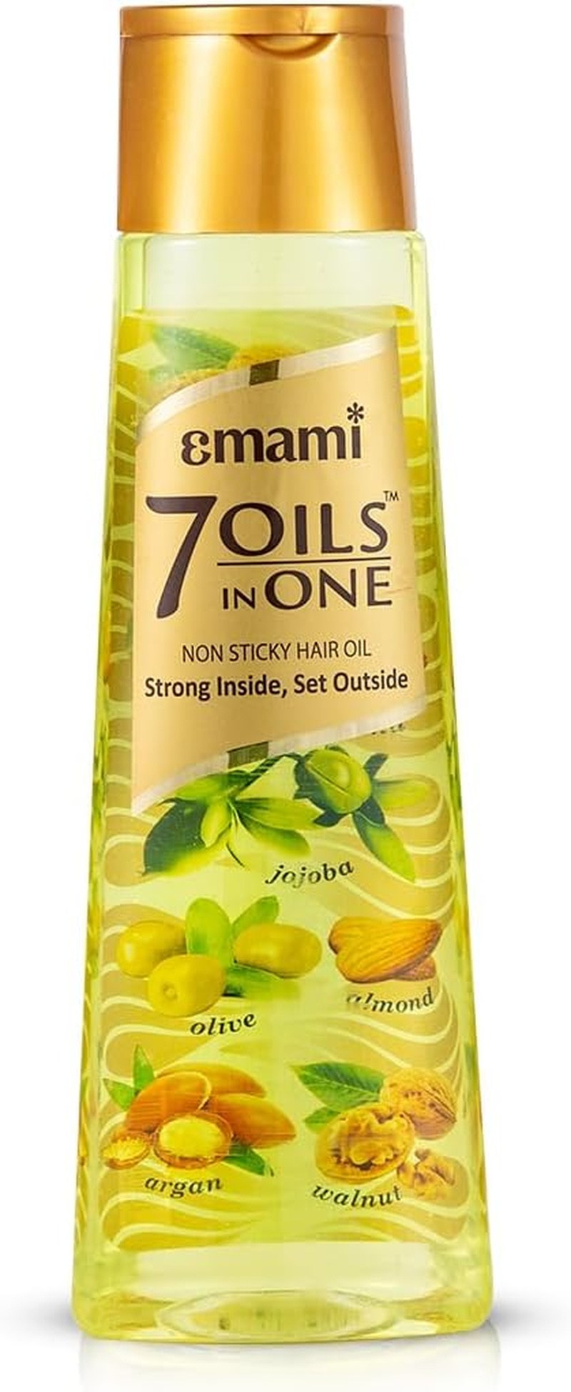 Emami 7 Oils in One Hair Oil, Non-Sticky, Strong inside and Set Outside- 300Ml image number 2