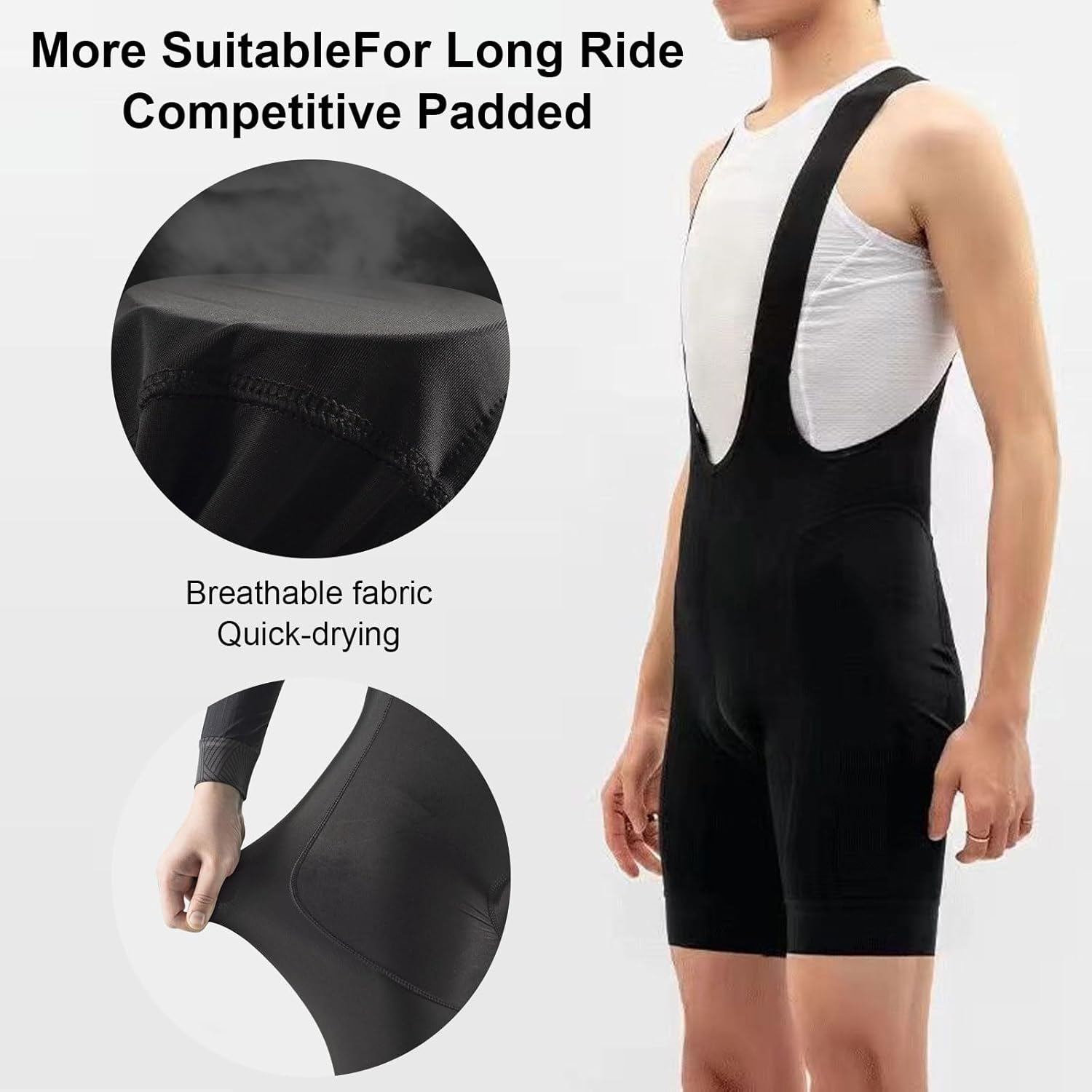 Men&rsquo;S Camo Cycling Bibs Shorts - 3D Gel Padded Performance Bibs - High Elastic, Breathable Bicycle Shorts for MTB and Road Bike image number 6