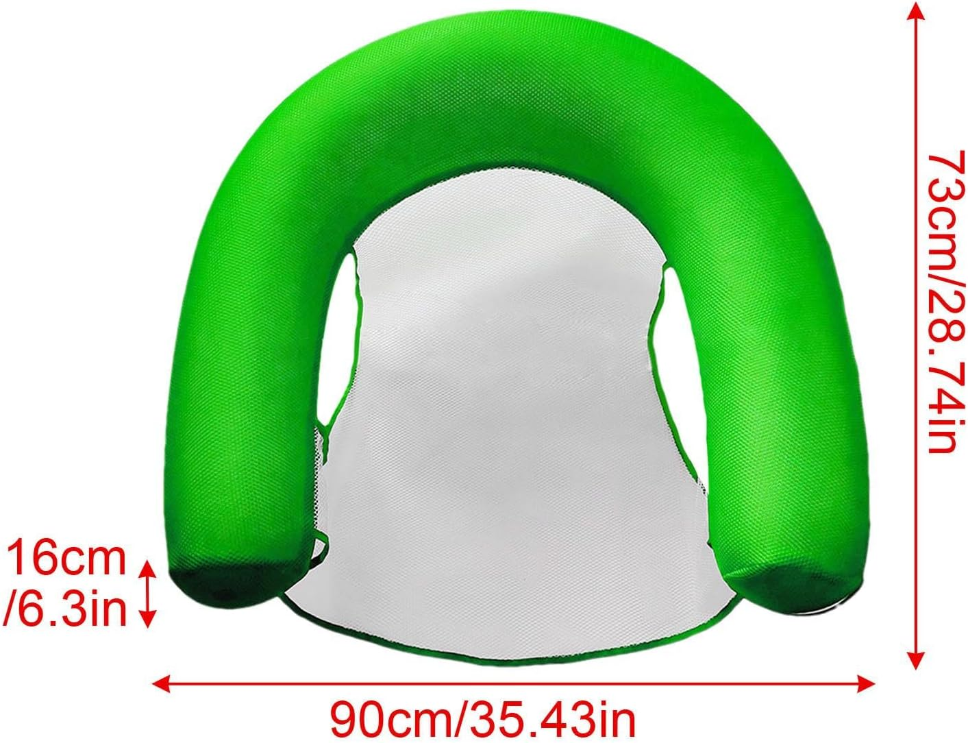 Water Pool Chair Lounge | Pool Floating Lounge Chair | Inflatable Pool Lounge Chair, Reusable Pool Floating Bed, Adult Pool Floats, Swimming Pool Float Comfort for Beach