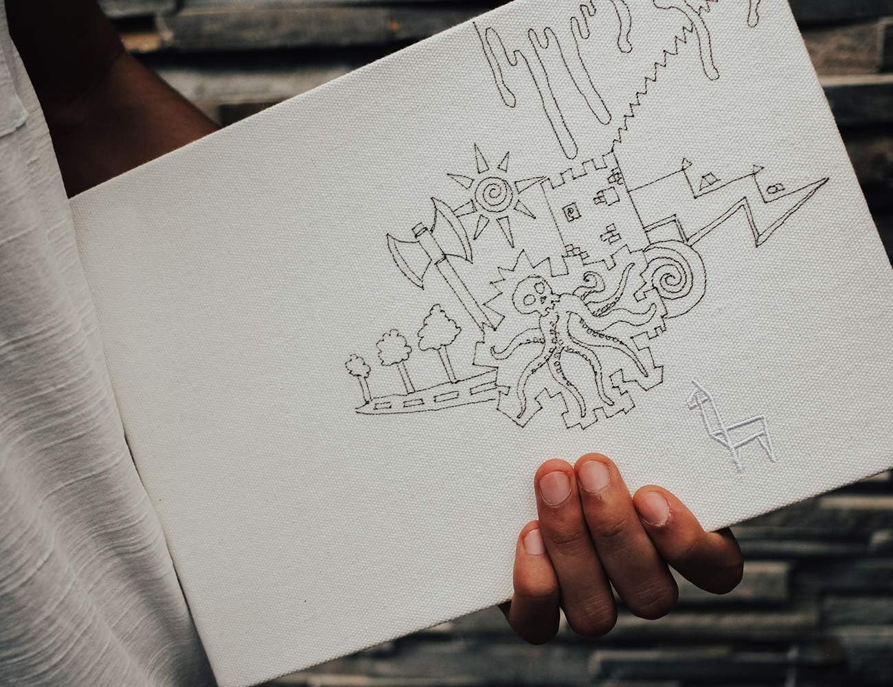 Etchr Mixed Media Sketchbooks for Drawing and Painting I A5 5.8X8.3In Hot Press Smooth 100 Percent Cotton Sketch Watercolor Paper I Vegan Friendly I 54 Pages Landscape Format image number 1