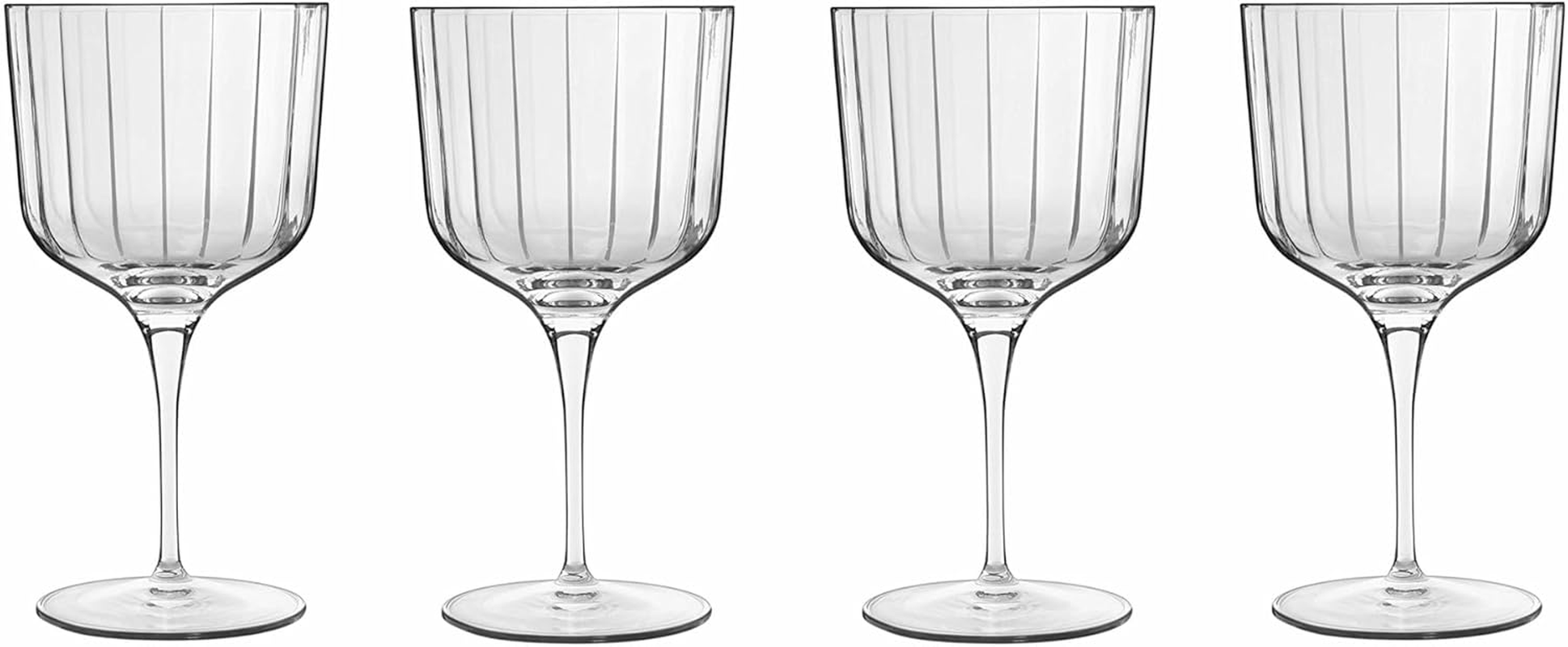 Luigi Bormioli C516 Bach Gin Glass 4-Pieces, 600 Ml Capacity, Clear, 4 Count (Pack of 1)