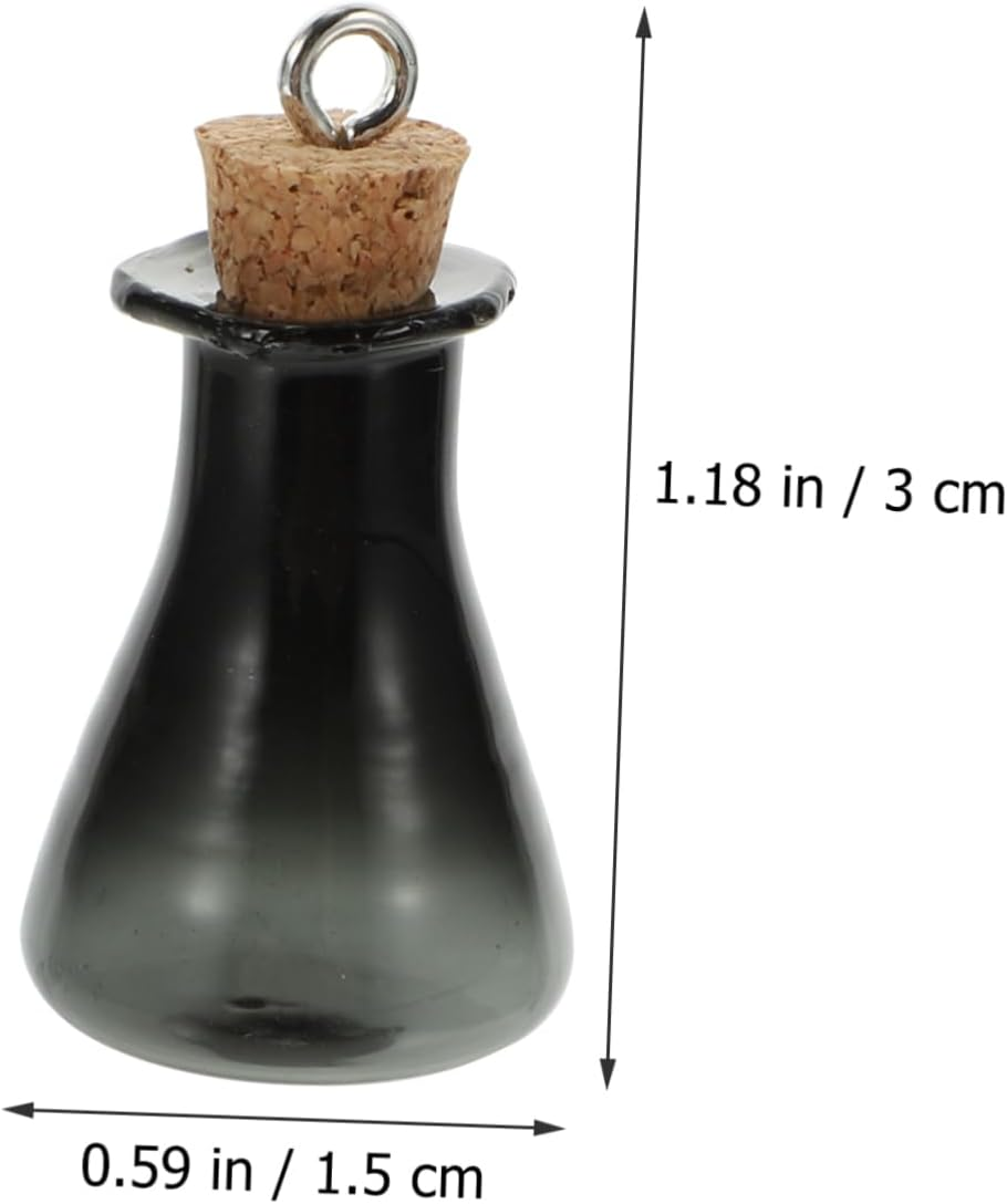 Mini Glass Bottle DIY Wishing Bottles Set of 8 Creative Decorative Accessories Air Purifying Home Decor image number 5