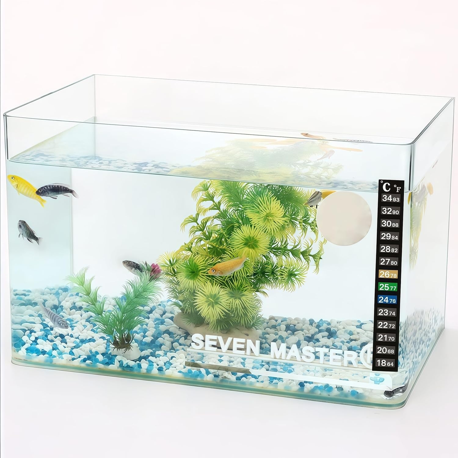 10 PCS Digital Stick on Aquarium Fish Tank Fridge Thermometer Control Stickers Sticker Temperature Products Measurement image number 5