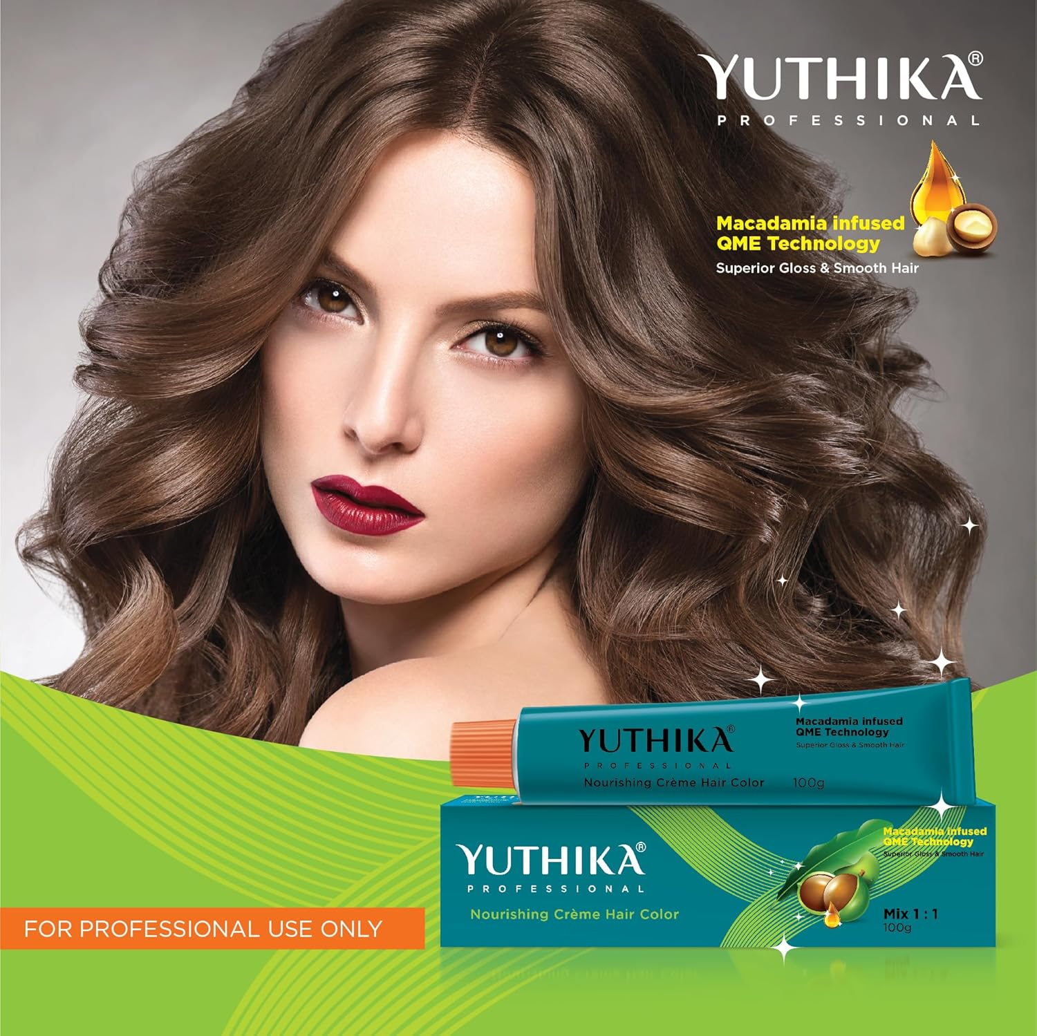 Yutika Professional Creme Hair Color 100Gm Light Beige Blonde 8.13 - Light Beige Blonde 8.13 image number 6