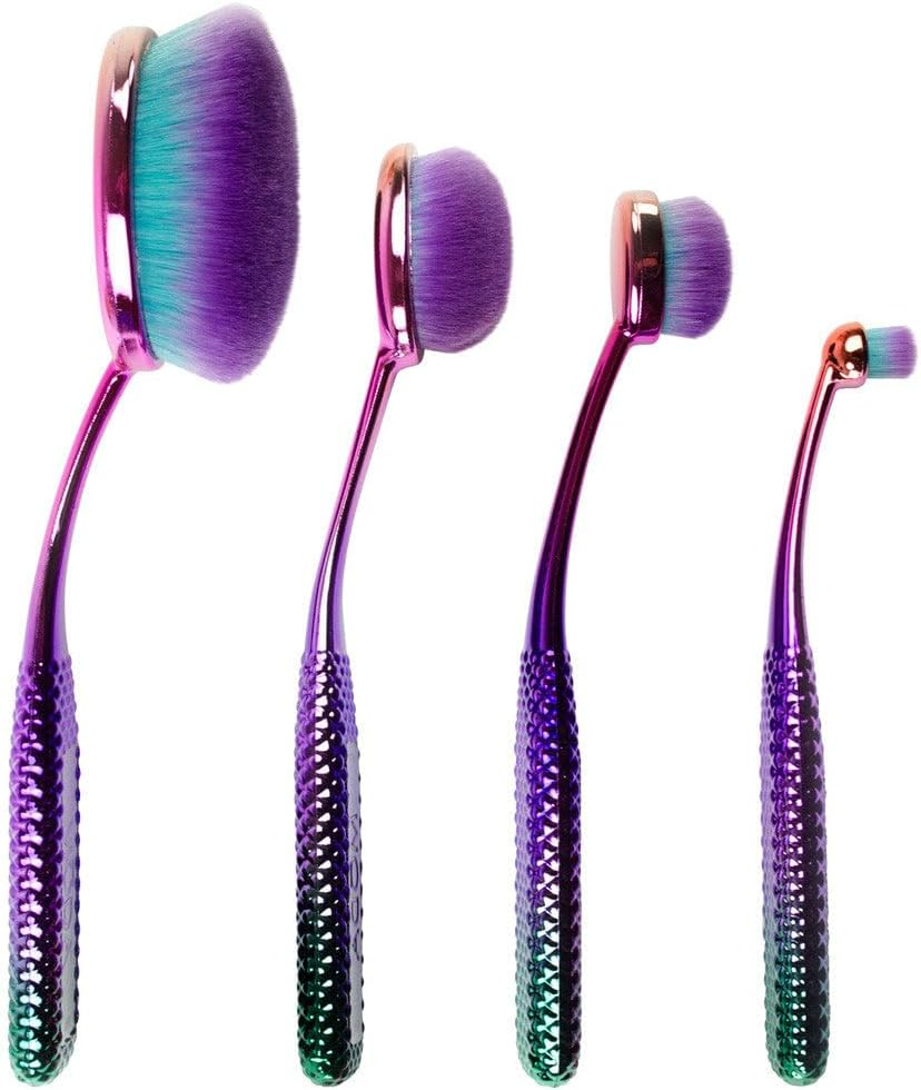 Moda Royal & Langnickel Prismatic Face Perfecting Kit Brush Set 4Pc image number 6