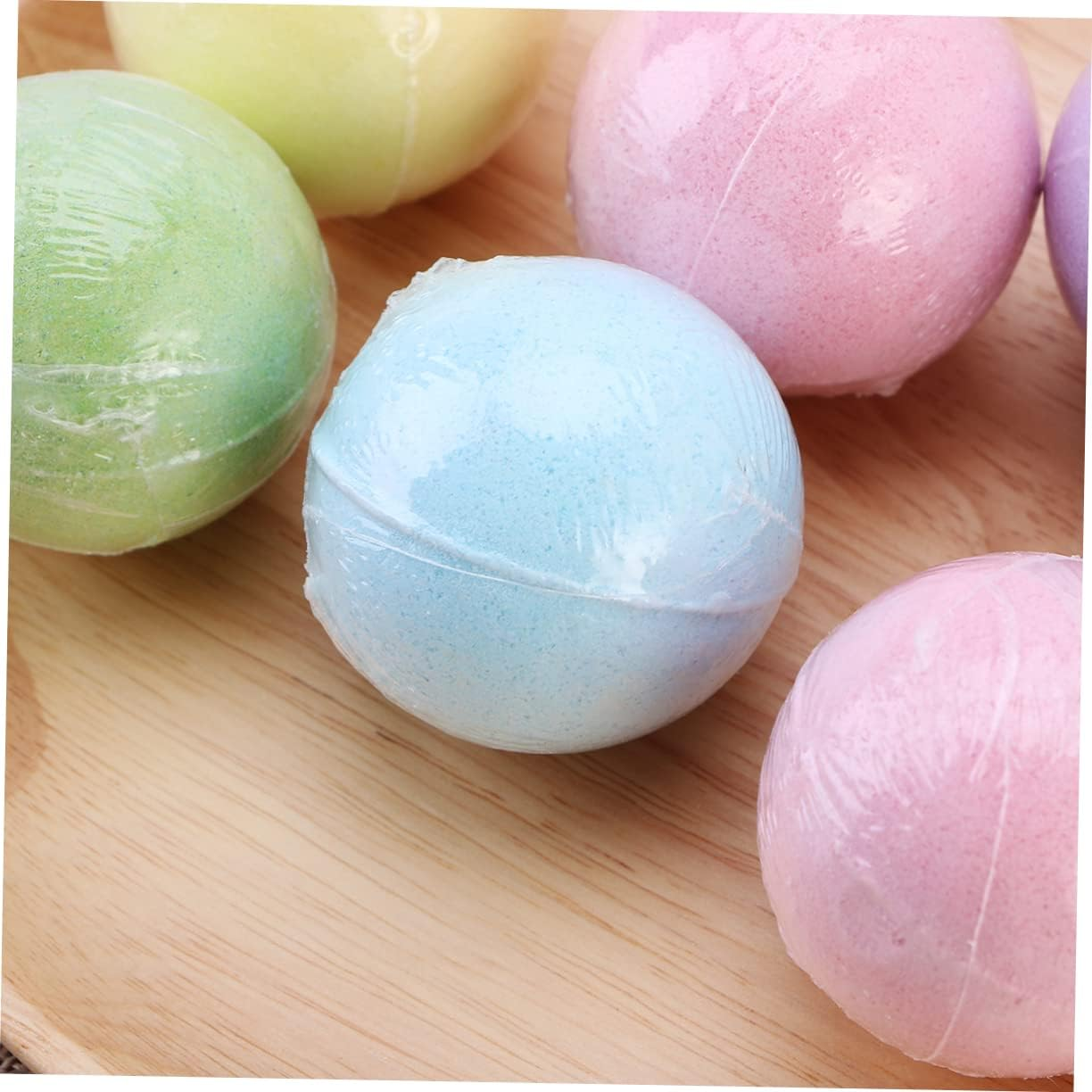 8Pcs 70G Bath Bombs round Bubble Bath Bombs Mixed Colors Relaxation Skin Moisturizing Suitable for Men Women Spa Bathing Experience Random Color image number 5