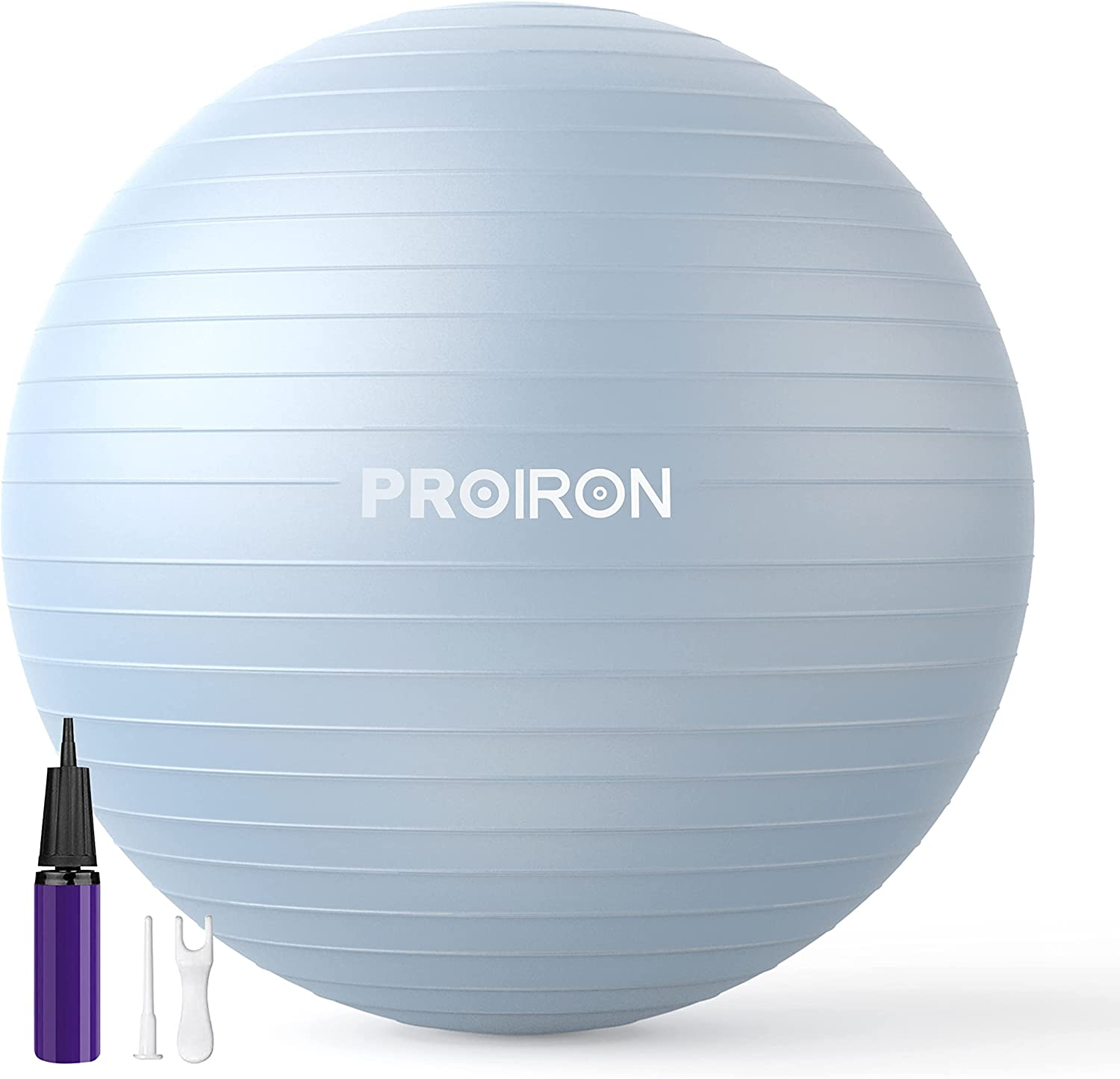 PROIRON Exercise Ball Anti-Burst Yoga Ball Chair with Quick Pump Slip Resistant Gym Ball Supports 500KG Balance Ball for Pilates Yoga Birthing Pregnancy Stability Gym Workout Training image number 6