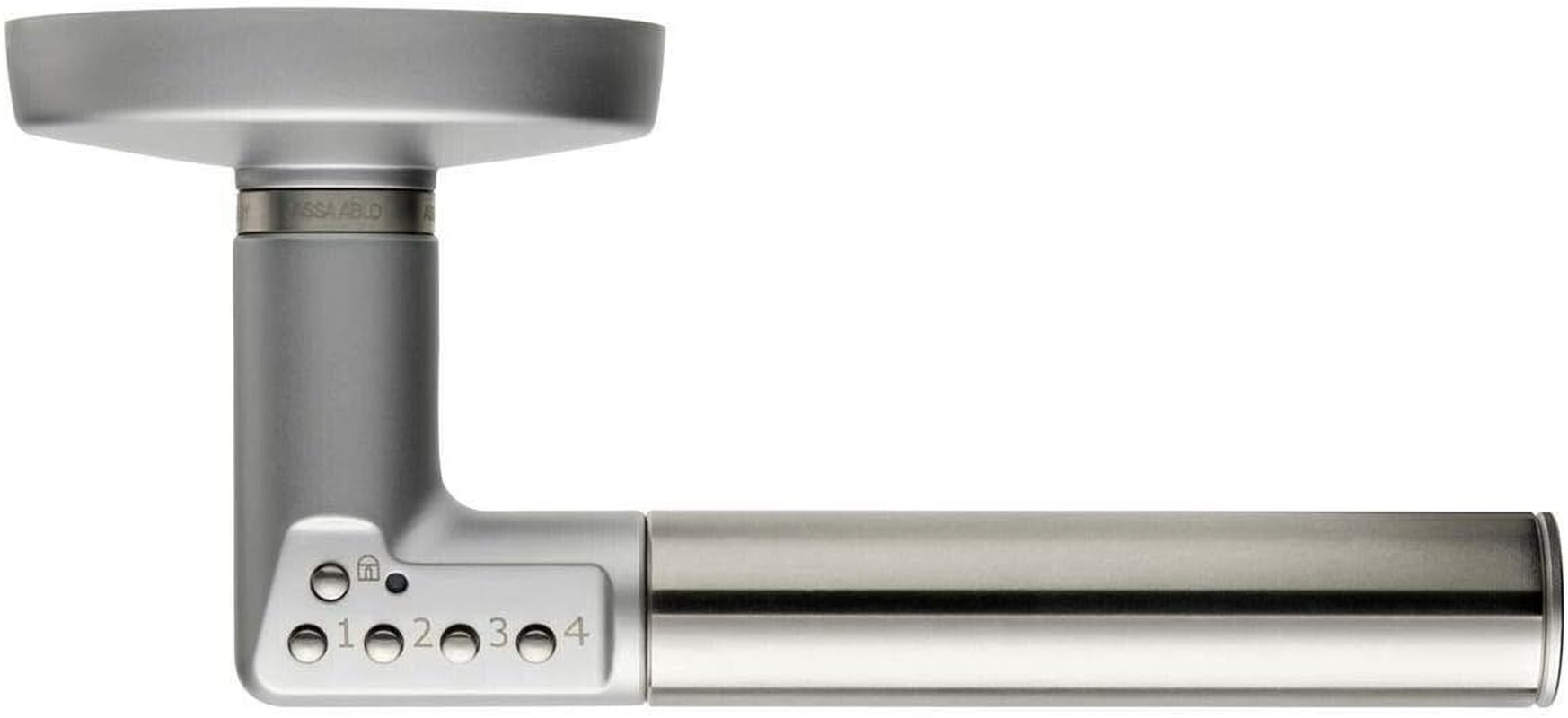 Lockwood 8816LSS Code Handle Stainless Satin Pearl Left Hand Code Handle image number 1