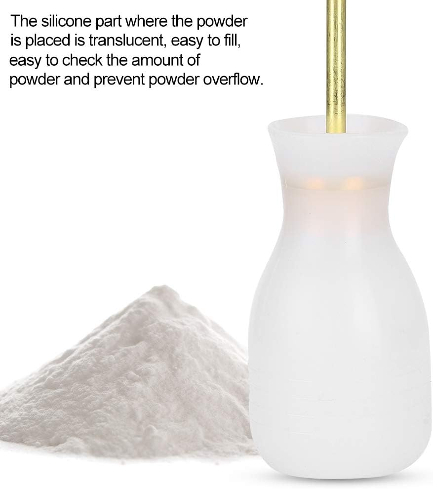 2Pcs Powder Duster, Large Diatomaceous Earth Bulb Duster Applicator, Garden Puffer Duster for Multi Purpose Indoor and Outdoor Use for the Honey Industry image number 1