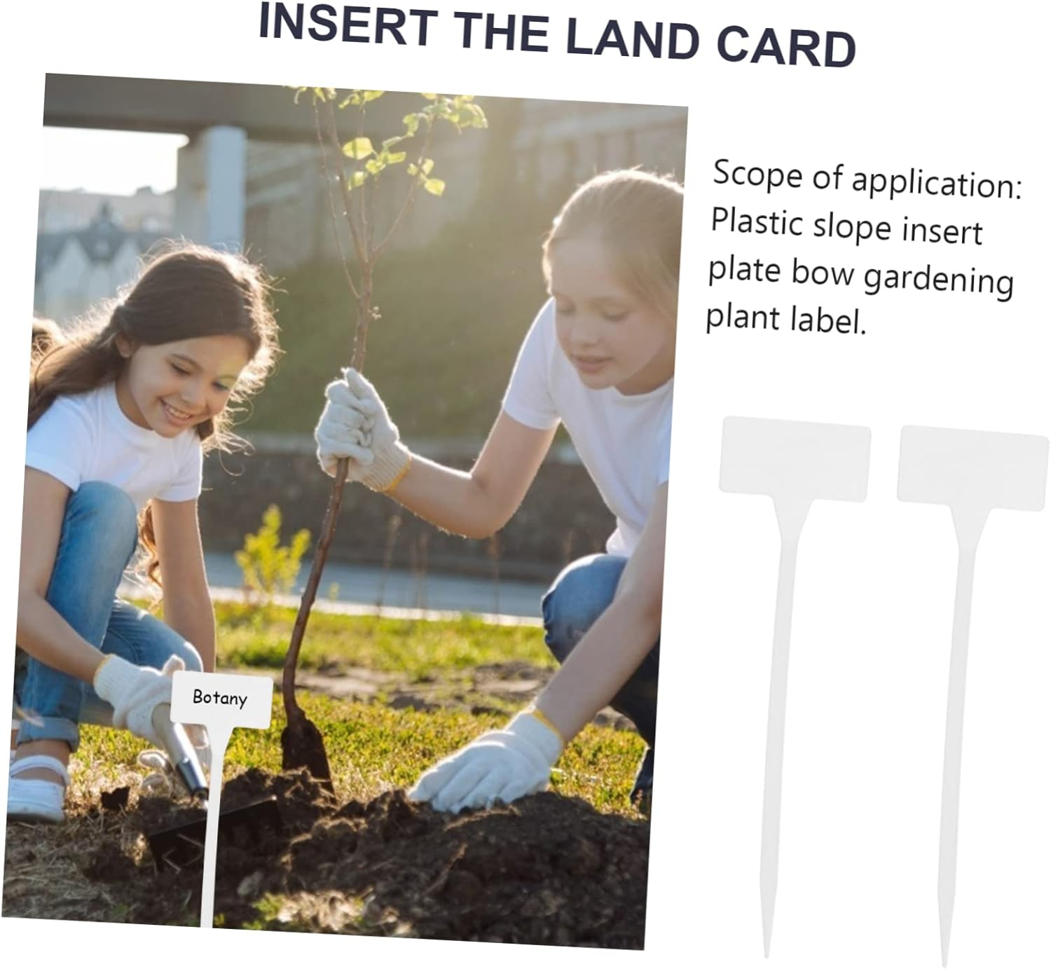 Plant Tags 10 Pack Garden Labels Gardening Accessories Tree Labels Plant Markers Decorative Garden Tags image number 3