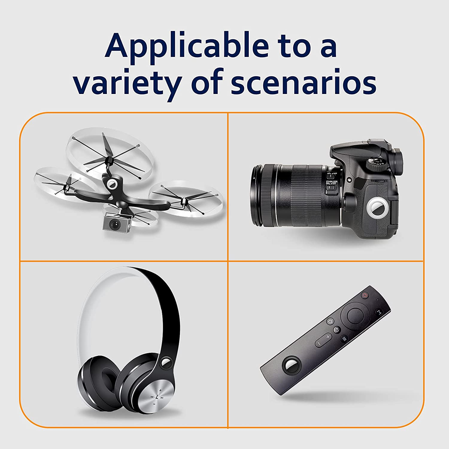 Aimtel Case Compatible with Apple Airtags Case Holder Cover Airtag Sticker Stick on Adhesive Mount Silicone for Bike Bicycle Car Pet Dog Collar 4 Pack image number 5