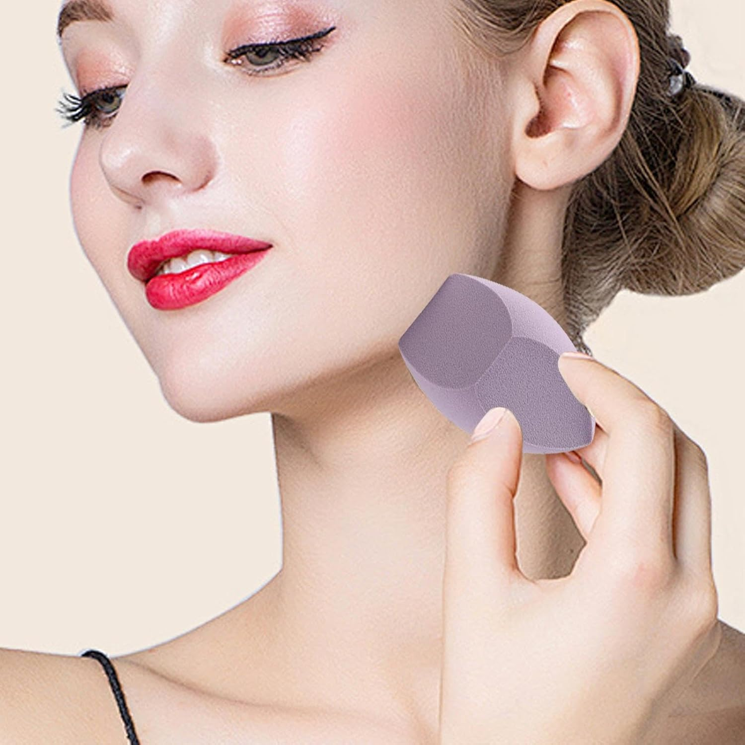 Foundation Sponge, Makeup Sponge for Foundation, Makeup Sponges for Face, Cosmetic Sponge, Makeup Blender, Makeup Sponges for Powder, Liquid Foundation image number 3