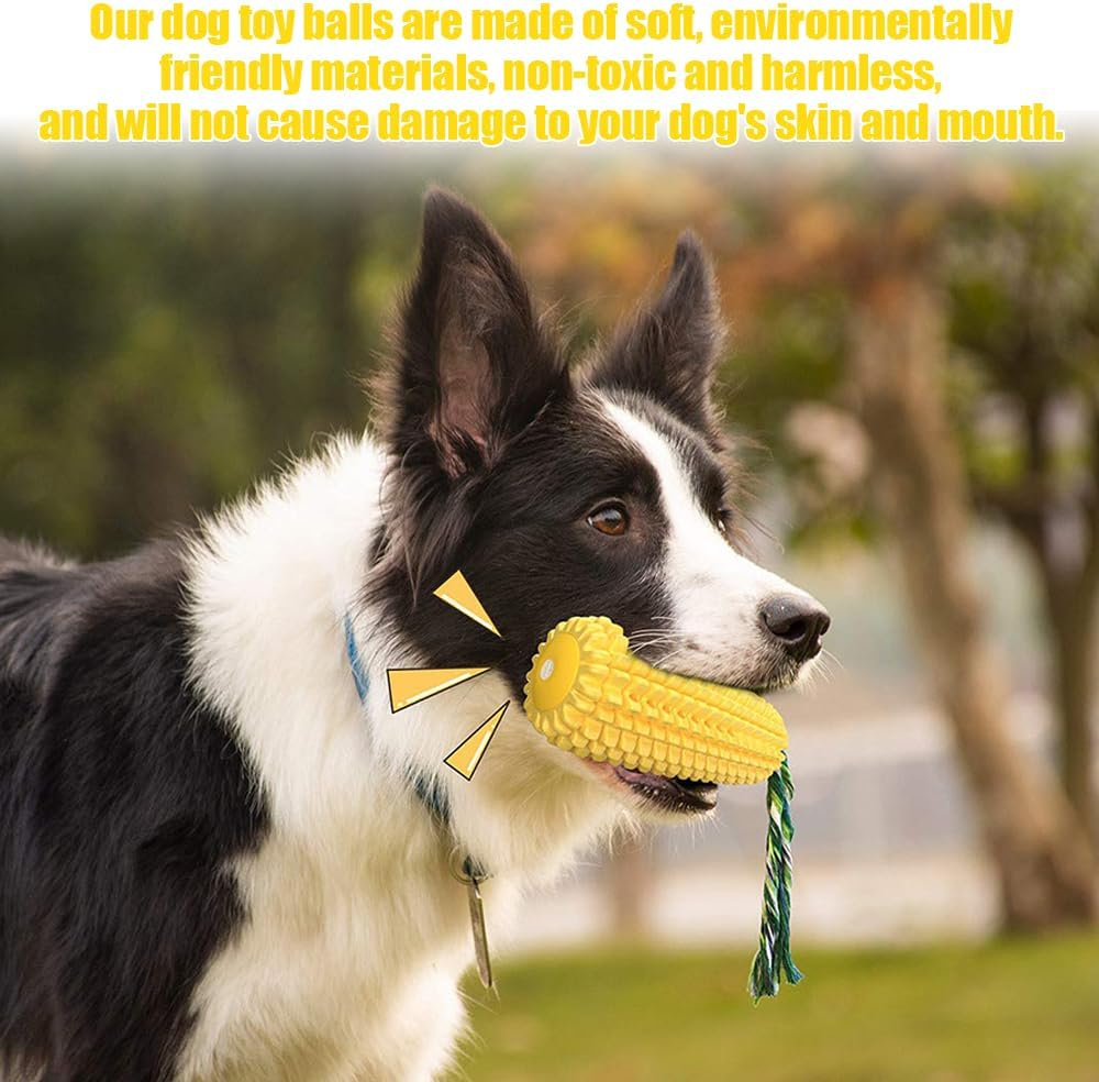 Dog Chew Toys, Almost Indestructible Dog Toothbrush, Interactive Corn Toys, Puppy Teeth Chew Toy, Dog Toys Corn Stick, Suitable for Small Medium Dog