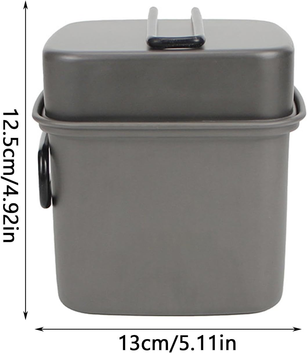 Camp Cookware - Aluminum Camping Cookware Non-Stick,Lightweight Multifunctional Camp Cooking Utensils Set for Hiking Cycling