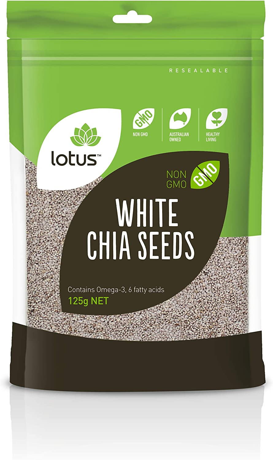 Lotus White Chia Seeds 125G image number 4