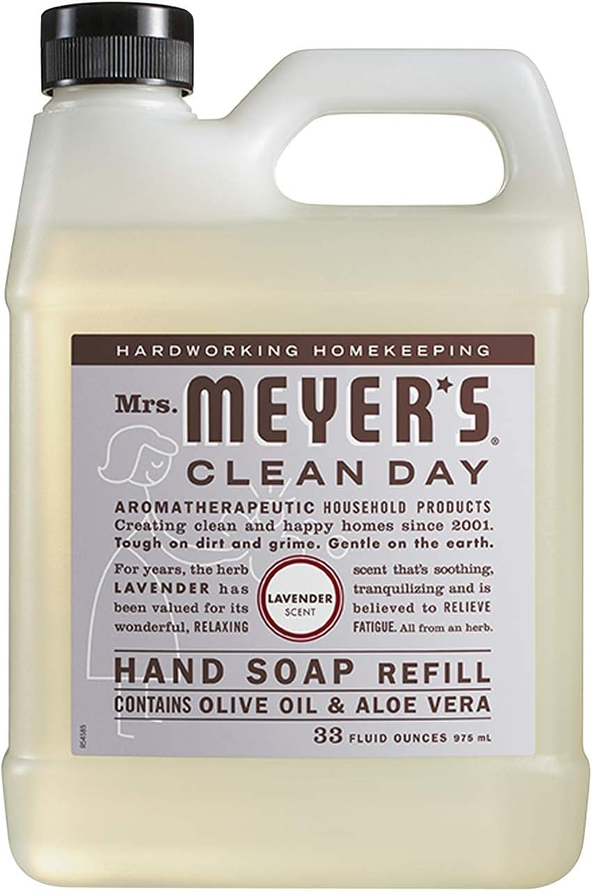 Mrs. Meyer'S Clean Day Liquid Hand Soap Refill - Lavender (33 Fl Oz (Pack of 2)) image number 6
