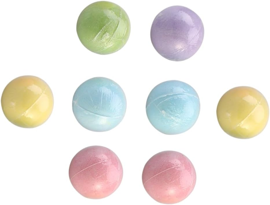 8Pcs 70G Bath Bombs round Bubble Bath Bombs Mixed Colors Relaxation Skin Moisturizing Suitable for Men Women Spa Bathing Experience Random Color image number 1