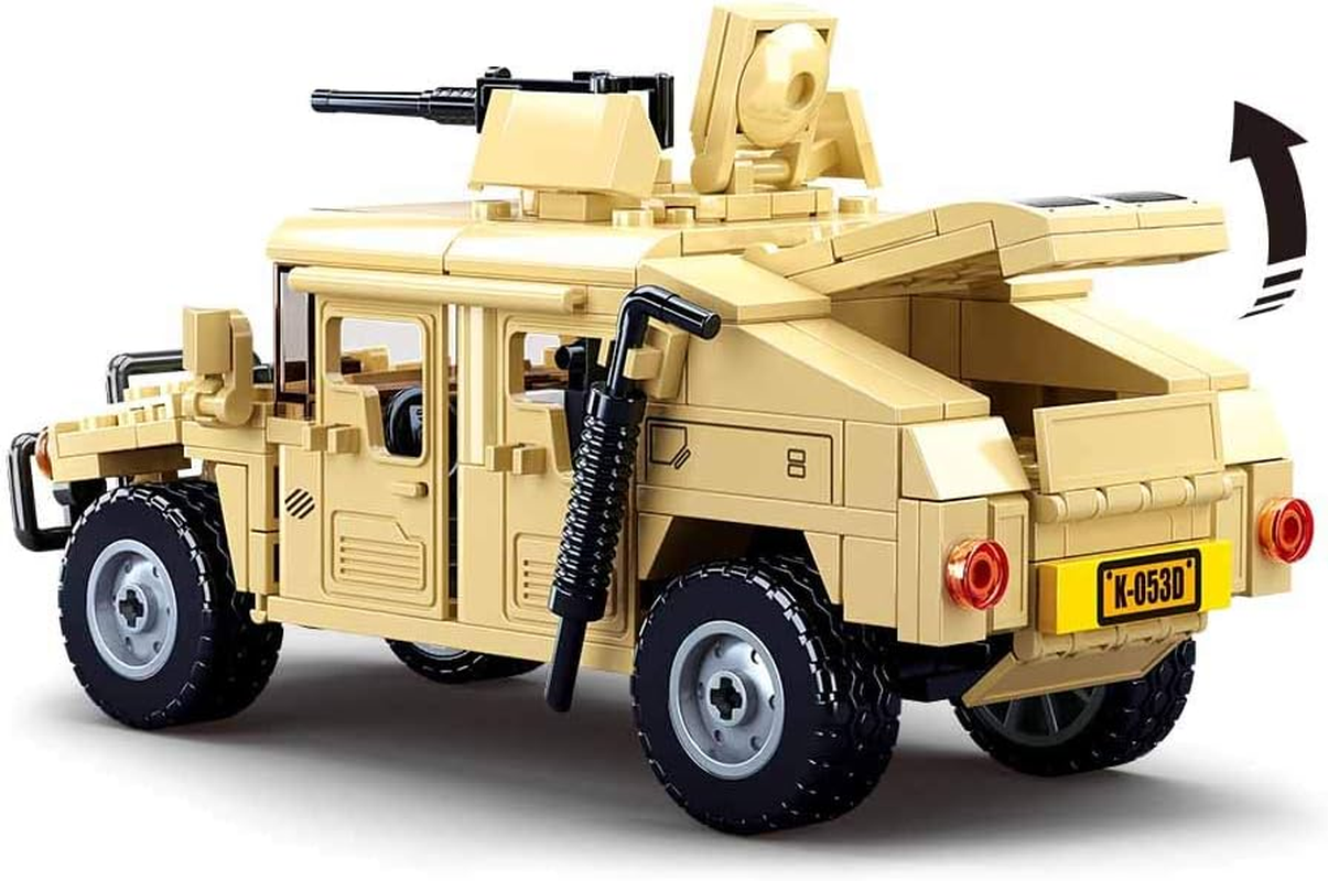 Sluban Hummer H2 Assault Vehicle Building Blocks Set (265 Piece Set) image number 4
