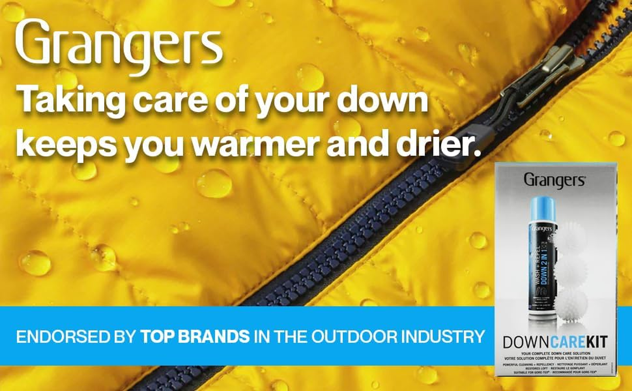 Grangers Wash and Repel down Care Kit, White/Blue, 300 Ml image number 3