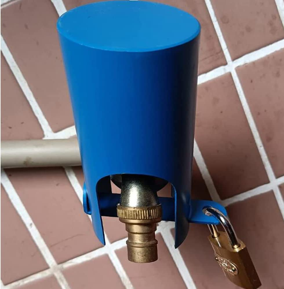 Outdoor Faucet Lock Padlock, Insulation System Garden Hose Lock, Sleeve Lock and Water-Saving Cover to Prevent Damage and Easy Installation (Not Applicable to round Valve Switches) image number 1