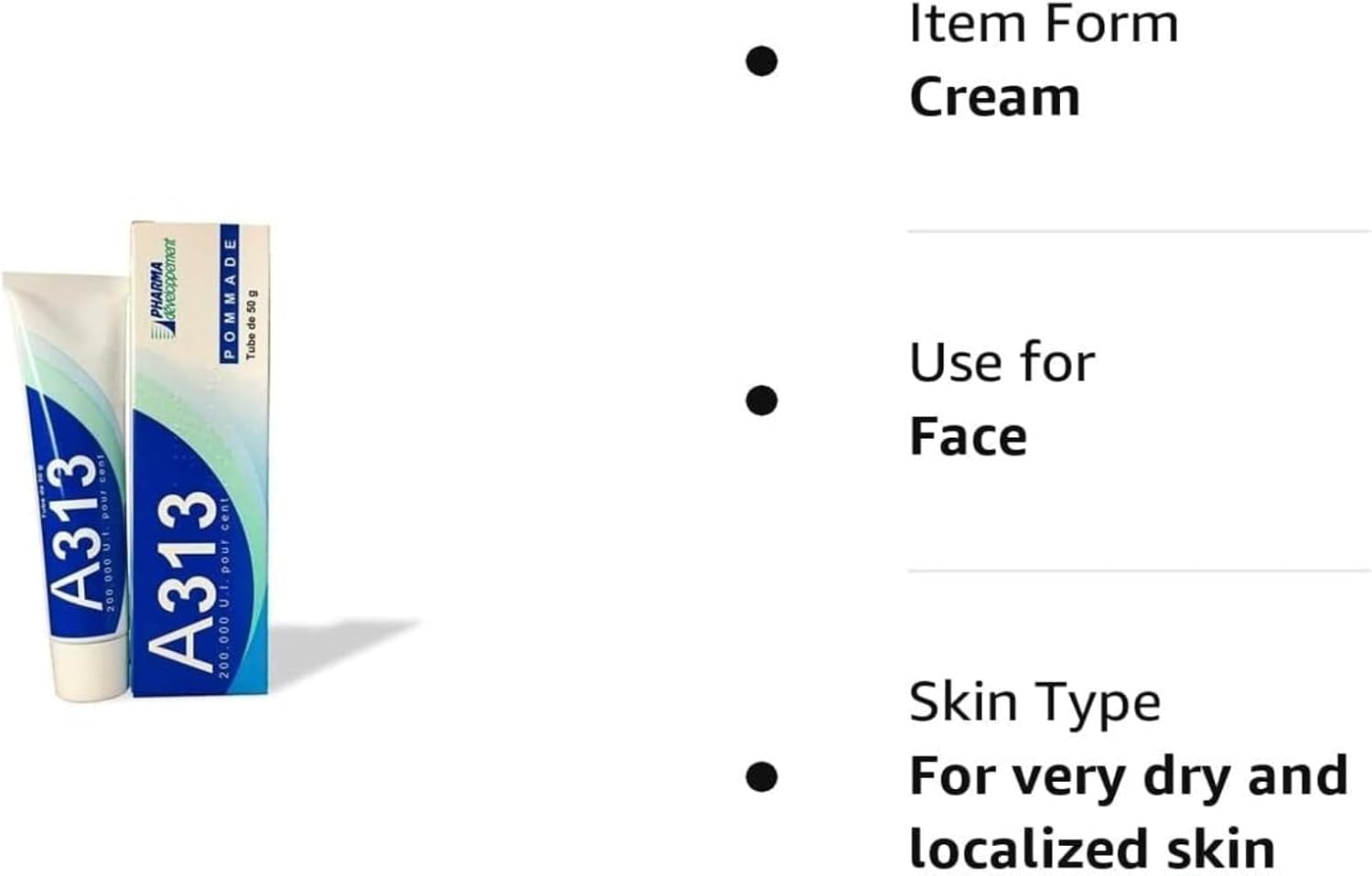 A313 2.4 Retinol Pommade, French Vitamin A, Night Mousturizer image number 5