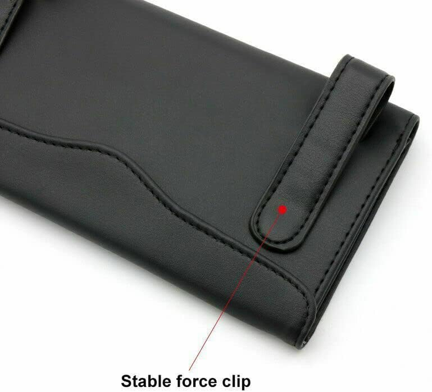 AIMALL Car Tissue Box Cover for Sun Visor &ndash; PU Leather Napkin Case Holder, Universal 9 X 5.1 Inches Organizer, Carbon Fiber Design, Ideal for Car Interior Decoration and Storage image number 6