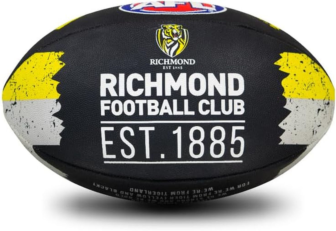 Sherrin AFL Richmond Tigers Song Football, Size 2 image number 4