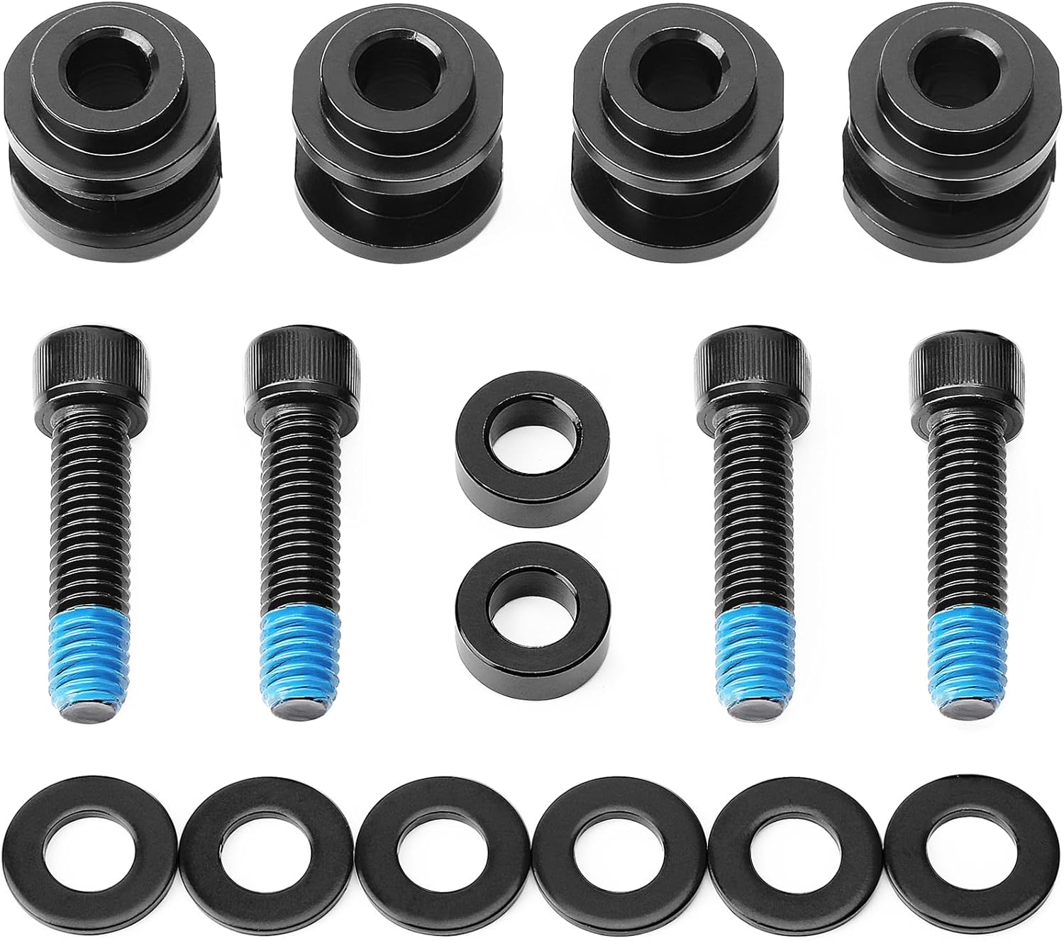 Holdfast Detachable Docking Hardware for Harley Davidson Softail Standard Low Rider Street Bob Fat Boy Fat Bob Super Glide 2018-Later FLDE FLHC FLHCS FLSB FLSL FXBB FXFB FXFBS FXLR Matt Black