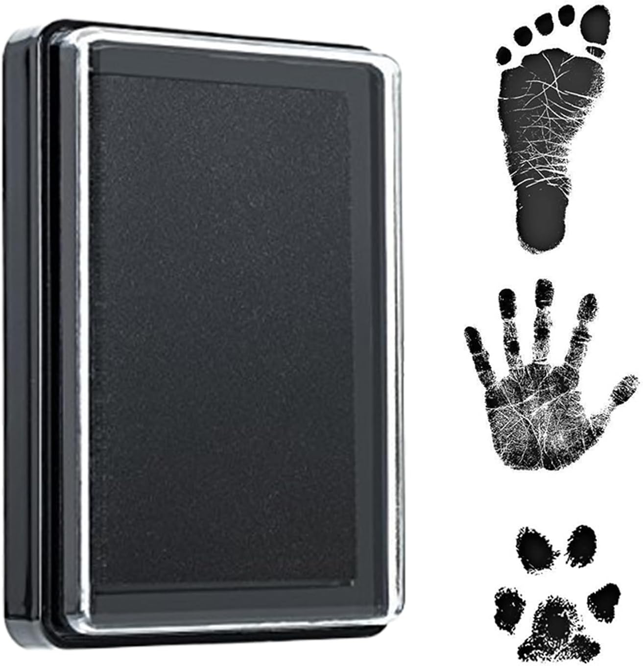 Baby Ink Hand and Footprint Kit, Baby Footprint Ink Pad | Baby Footprint Kit - Safe Clean Touch Hand Printing Tool for Newborns image number 3