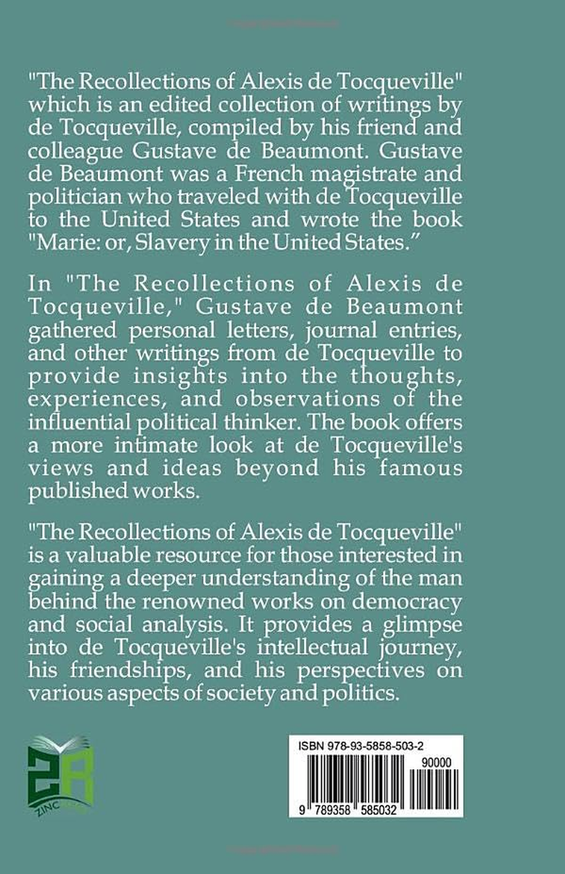 The Recollections of Alexis De Tocqueville image number 1