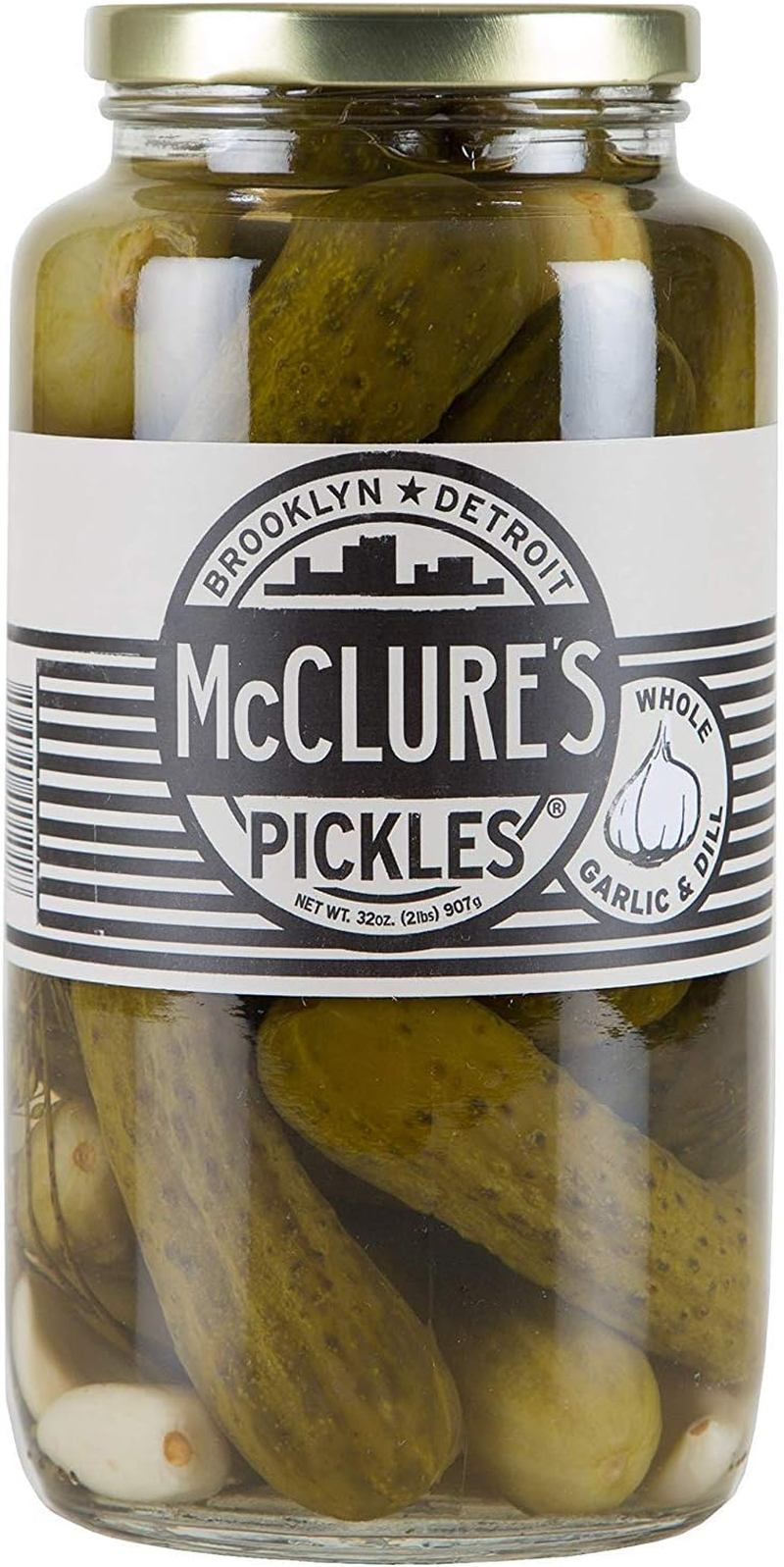 Mcclure'S Whole Garlic and Dill Pickles, 907 G image number 3