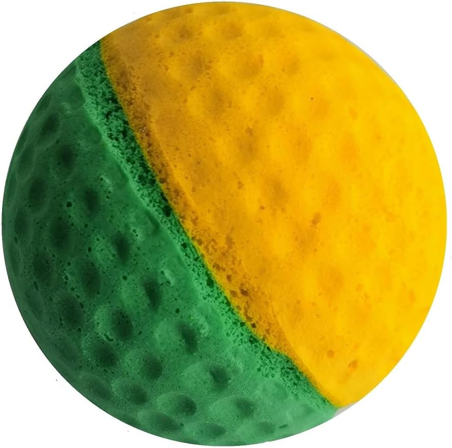 Cat Foam Ball Toy - Sponge Soccer Ball (Mini, Two Color Pet Ball)