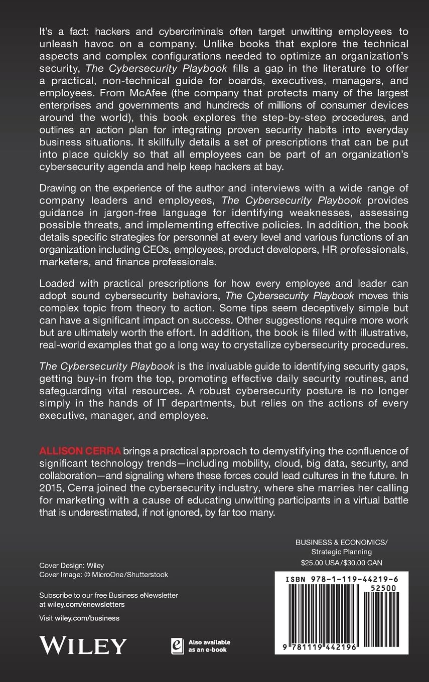 The Cybersecurity Playbook: How Every Leader and Employee Can Contribute to a Culture of Security image number 4