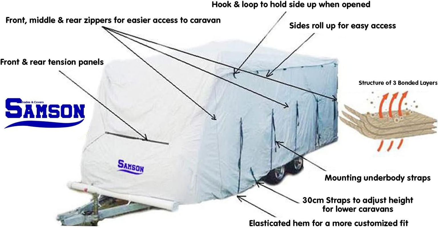 SAMSON Samson Heavy Duty Caravan Cover 14-16Ft