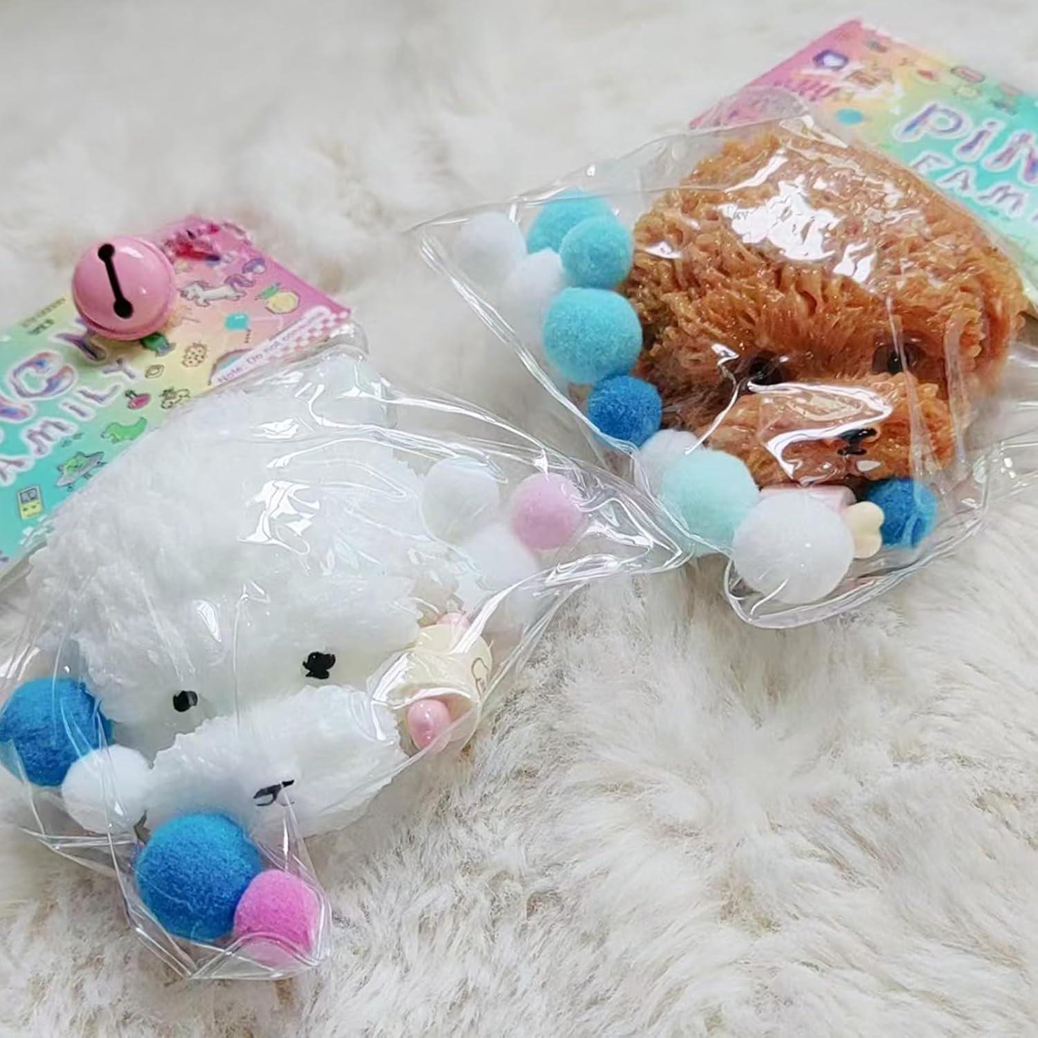 2 Pack Taba Squishy Toys for Kids, Taba Squishy Dog Squishy Quiet Fidget Toys, Kawaii Stress Relief Squishies Squeeze Sensory Toys Gifts for Kids Teenage image number 2