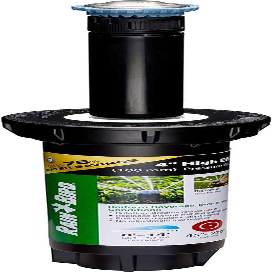 Rain Bird 8SAPROPR Pressure Regulating (PRS) High-Efficiency Pro Rotary Sprinkler, Hand Adjustable 45&deg; - 270&deg; Pattern, 8' - 14' Spray Distance, 4" Pop-Up Height image number 6