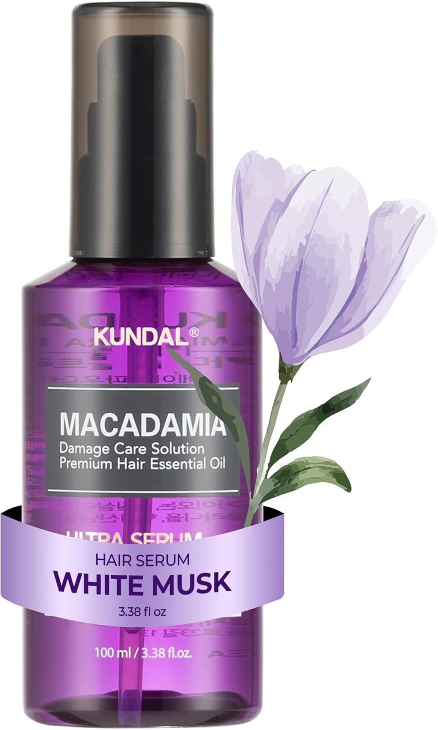 Kundal Macadamia Hair Serum 100 Ml - White Musk image number 1