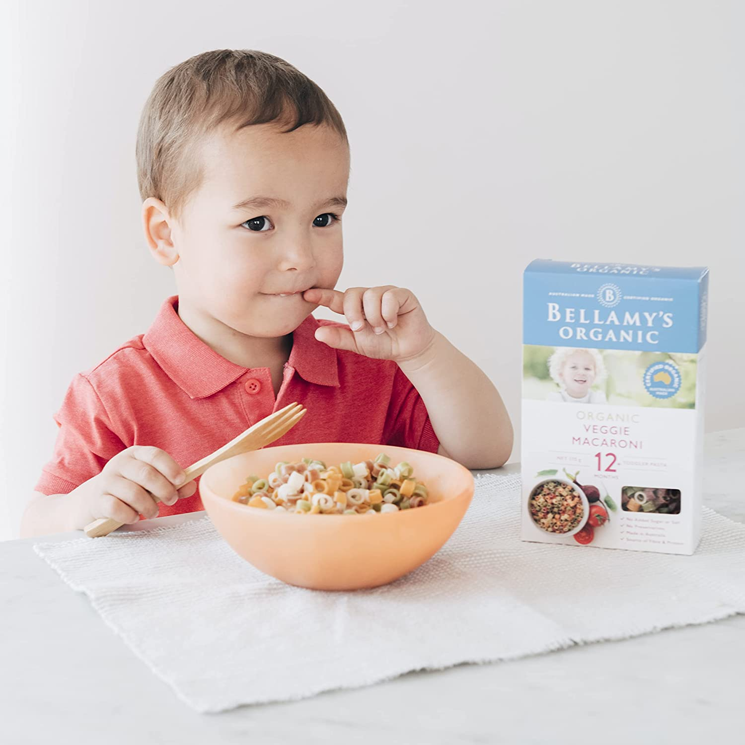 Bellamy'S Organic Veggie Macaroni 175G, Baby Food, 12M+, Bulk (6 X 175G) image number 3