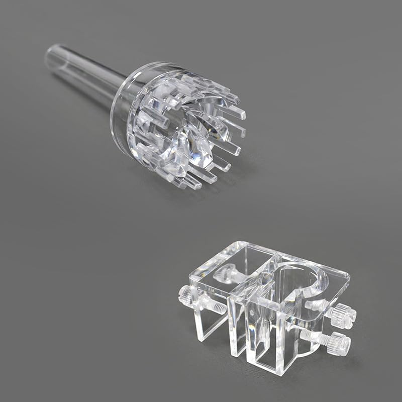Inflow & Outflow Set 17Mm for 16/22Mm Hose, Stainless Steel Lily Pipe with 2 X Acrylic Fixtures, Water Aerators, DIY for Fish Tank Aquarium Aquatic Plants image number 6